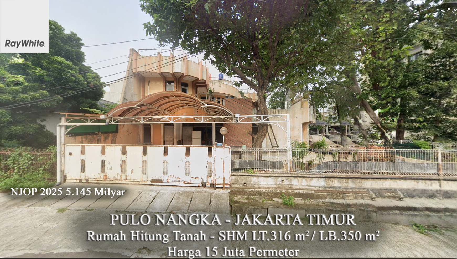 FOR SALE Murah Dibawah NJOP Rumah Pulo Nangka Kayu Putih Jakarta Timur