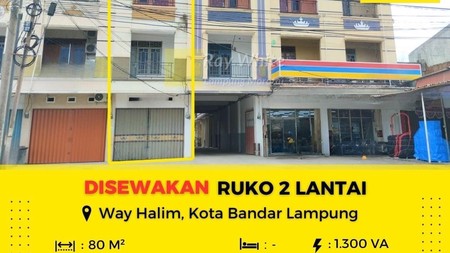 Disewakan ruko 3 lantai di way halim