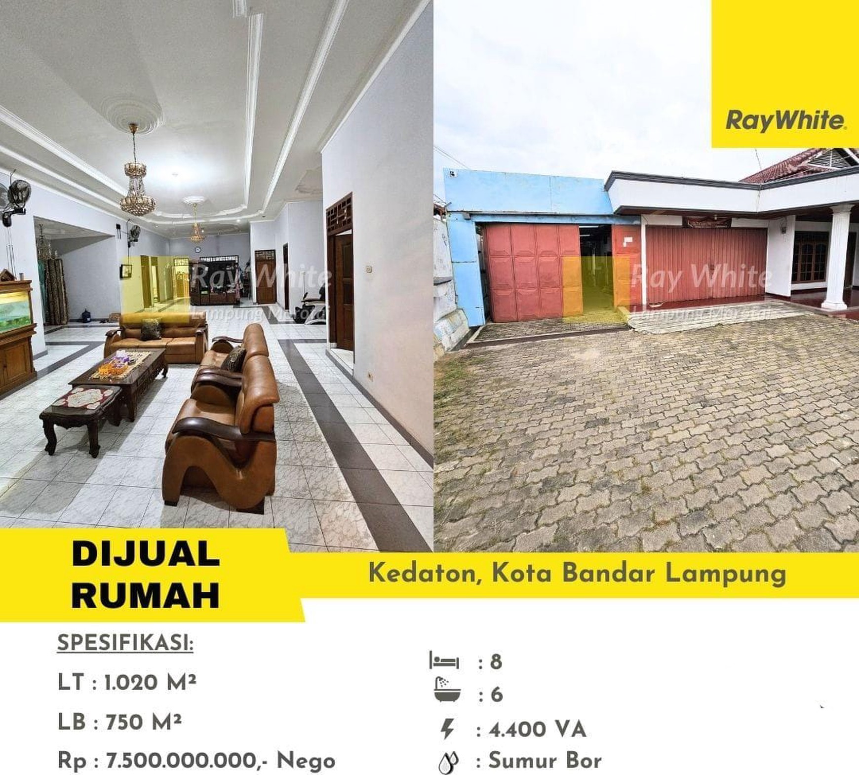 Dijual rumah di kedaton