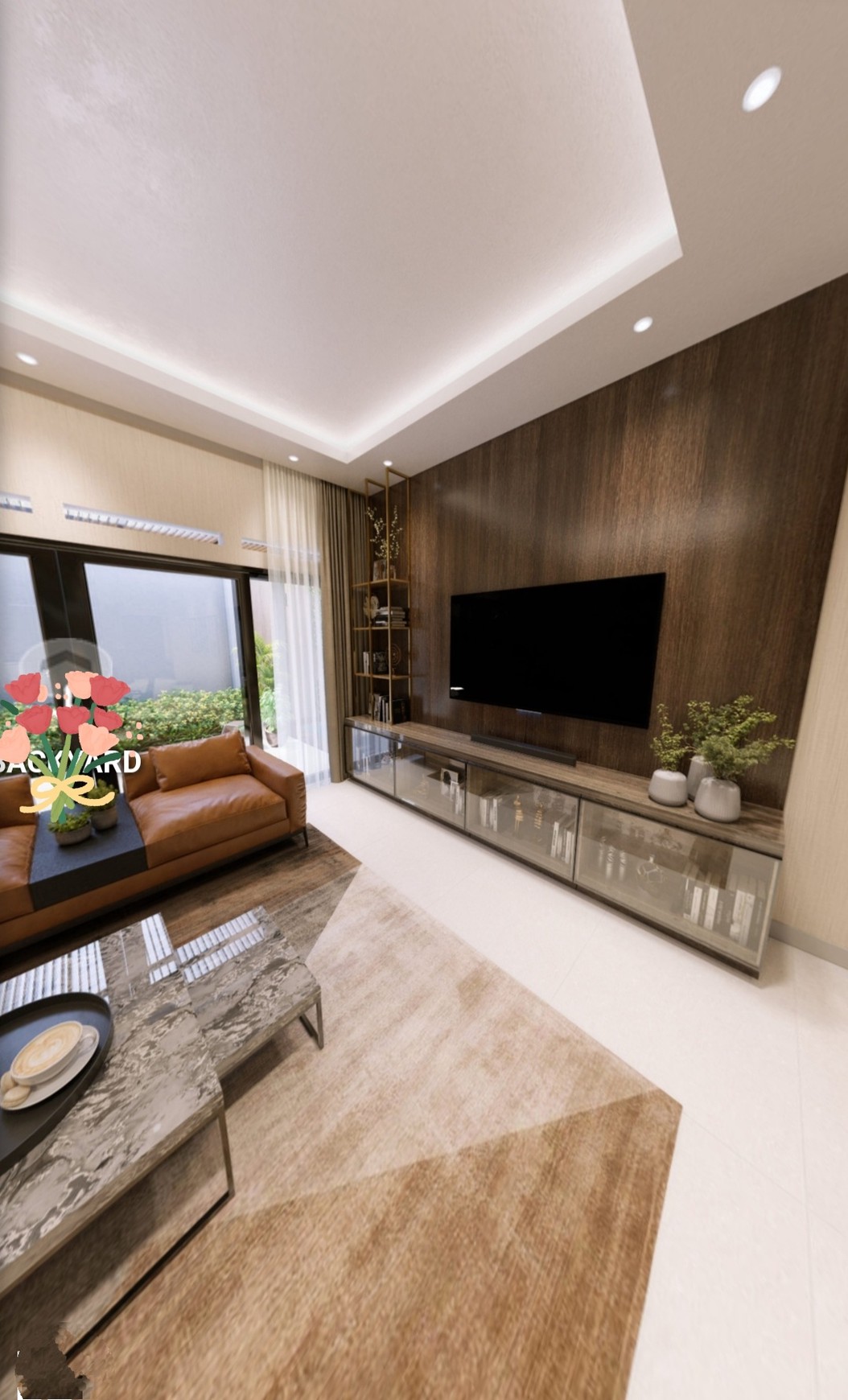 Rumah Villa Estetik 2 Lantai Mewah Tdk Nempel Kiri Kanan Dan Backyard Di Sentul City