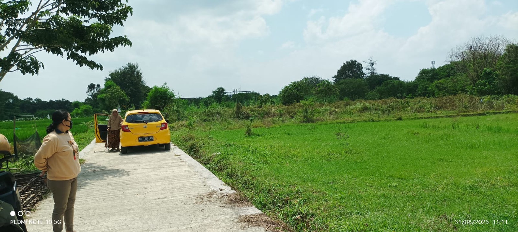 Tanah Sawah Luas 2507 Meter Persegi Dekat Akses Tol Trihanggo Gamping Sleman..