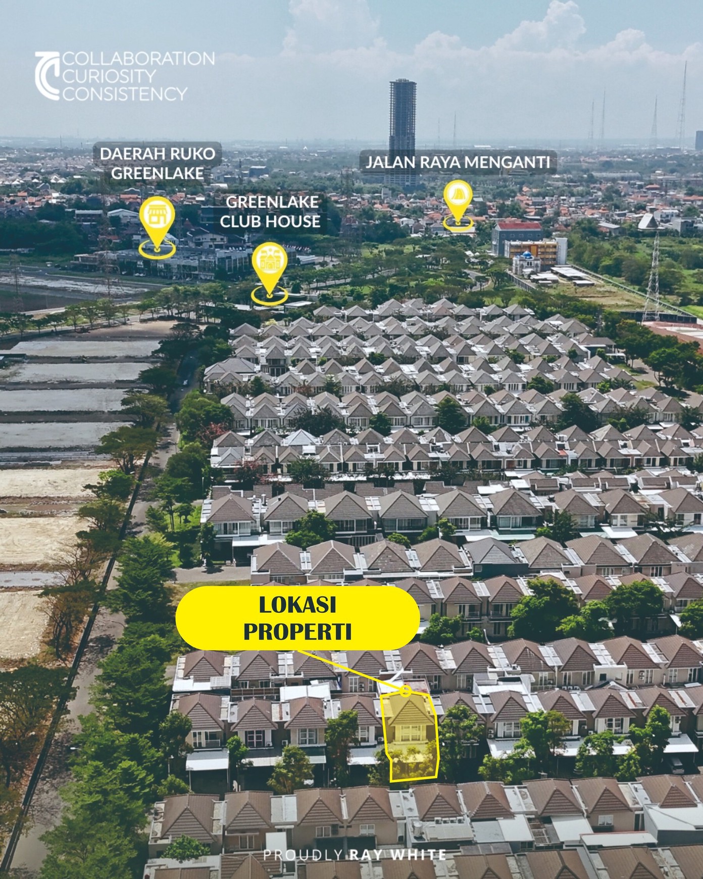 Jual Rumah 2 Lantai Murah dan Furnished, Lingkungan Aman dan Nyaman di GreenLake Citraland Surabaya Dekat dengan Pakuwon City dan Grand Pakuwon