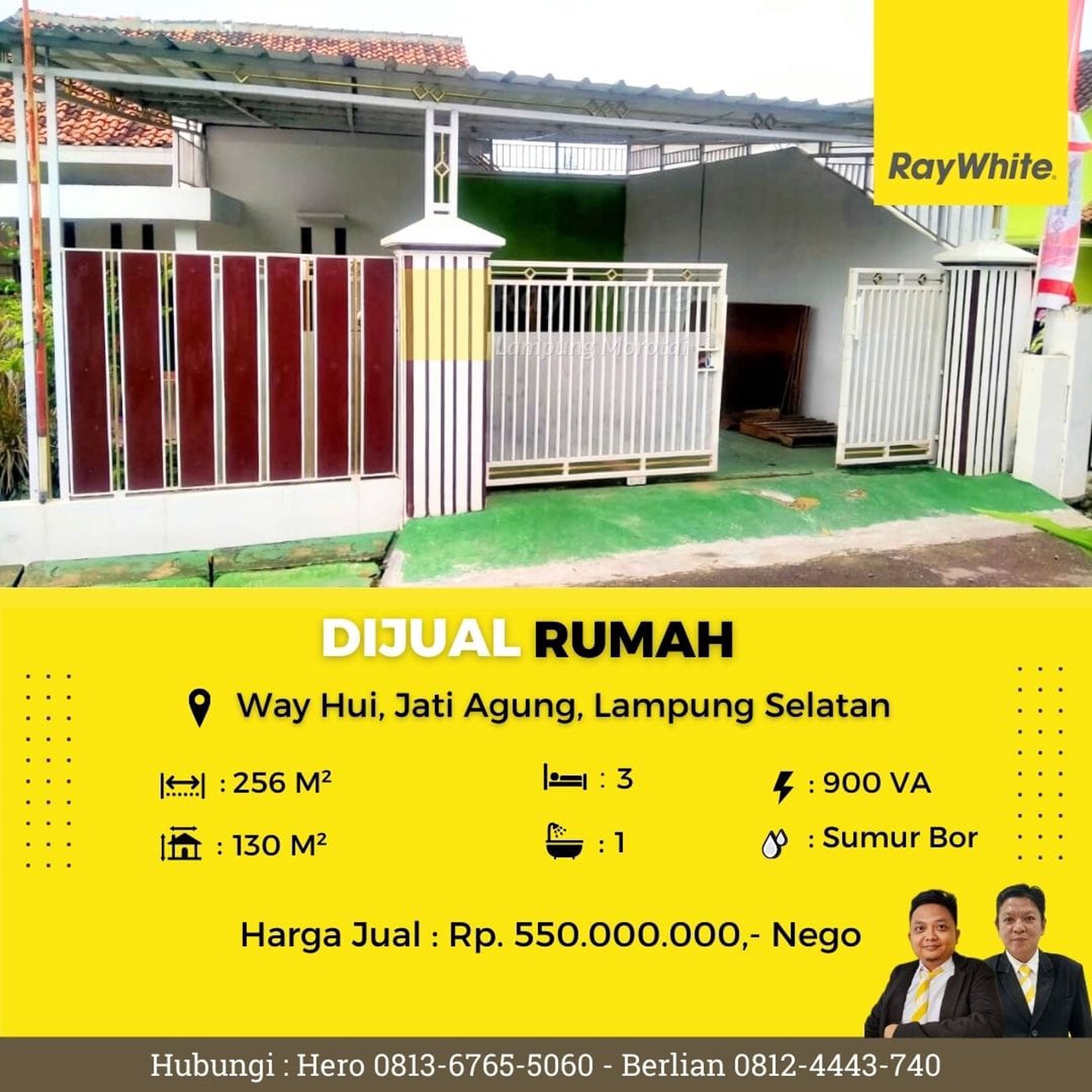 DIJUAL RUMAH DI WAY HUY JATI AGUNG LAMPUNG SELATAN