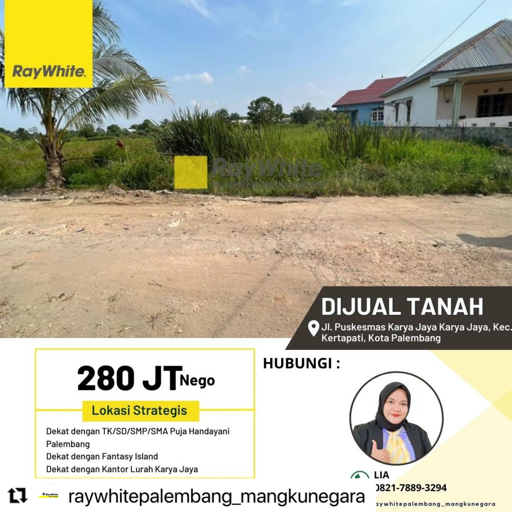 Tanah Murah bgt hanya di Palembang