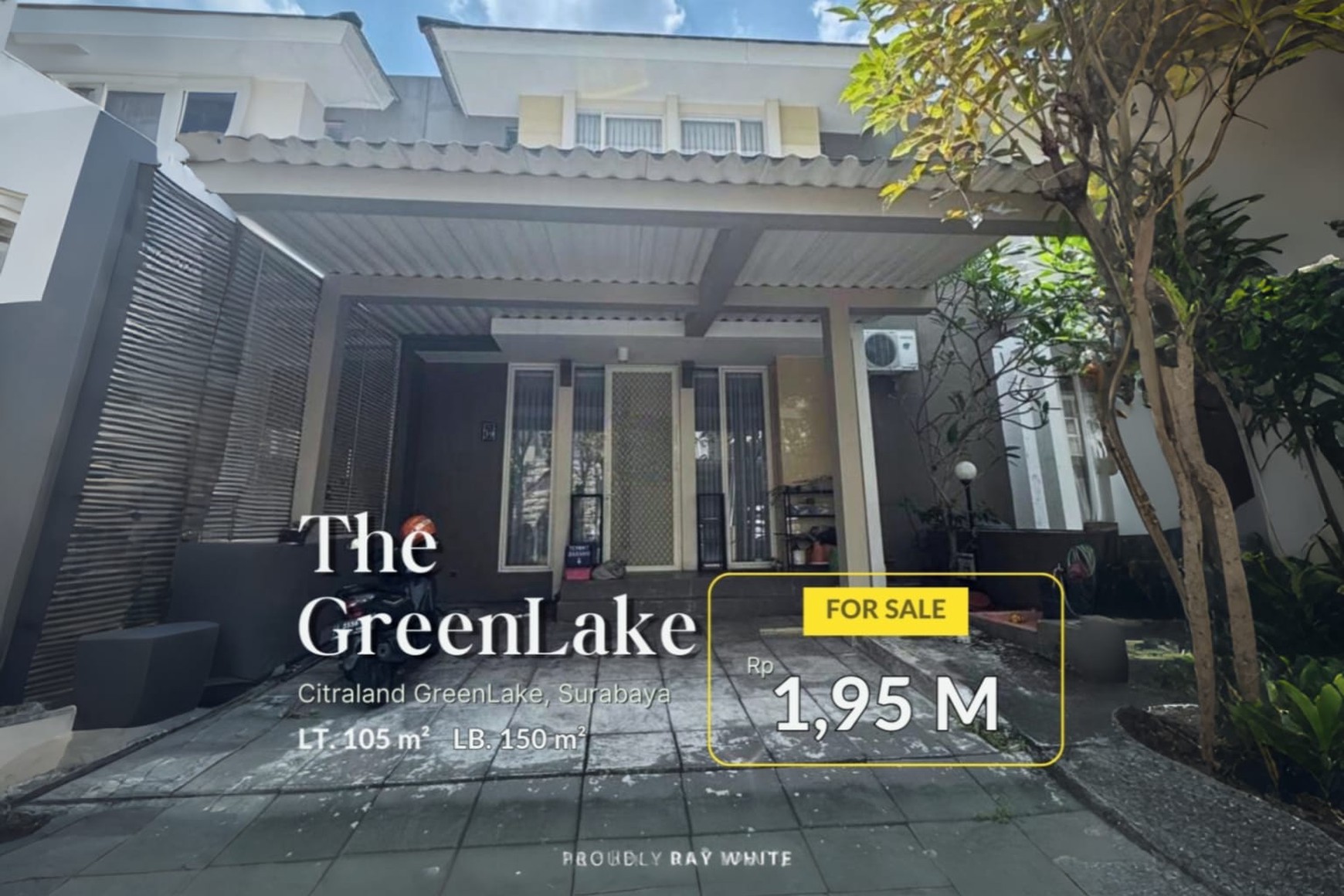 Jual Rumah 2 Lantai Murah dan Furnished, Lingkungan Aman dan Nyaman di GreenLake Citraland Surabaya Dekat dengan Pakuwon City dan Grand Pakuwon