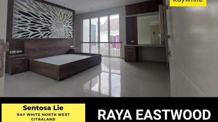 MURAH LUAS Dijual Rumah Raya Eastwood Citraland Surabaya Spesial Row Jalan Lebar 4 Mobil - Semi Furnished Modern Mewah - Garasi Carport 3 Mobil Dekat G Walk Citraland, Fresh Market , Universitas Ciput