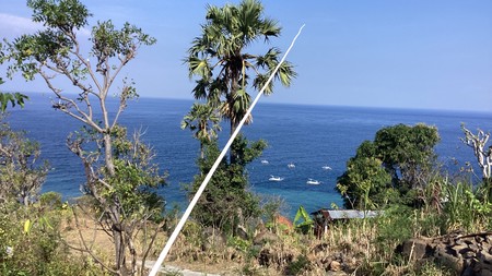 Land Freehold Cliff font  Seraya Karang Asem Bali