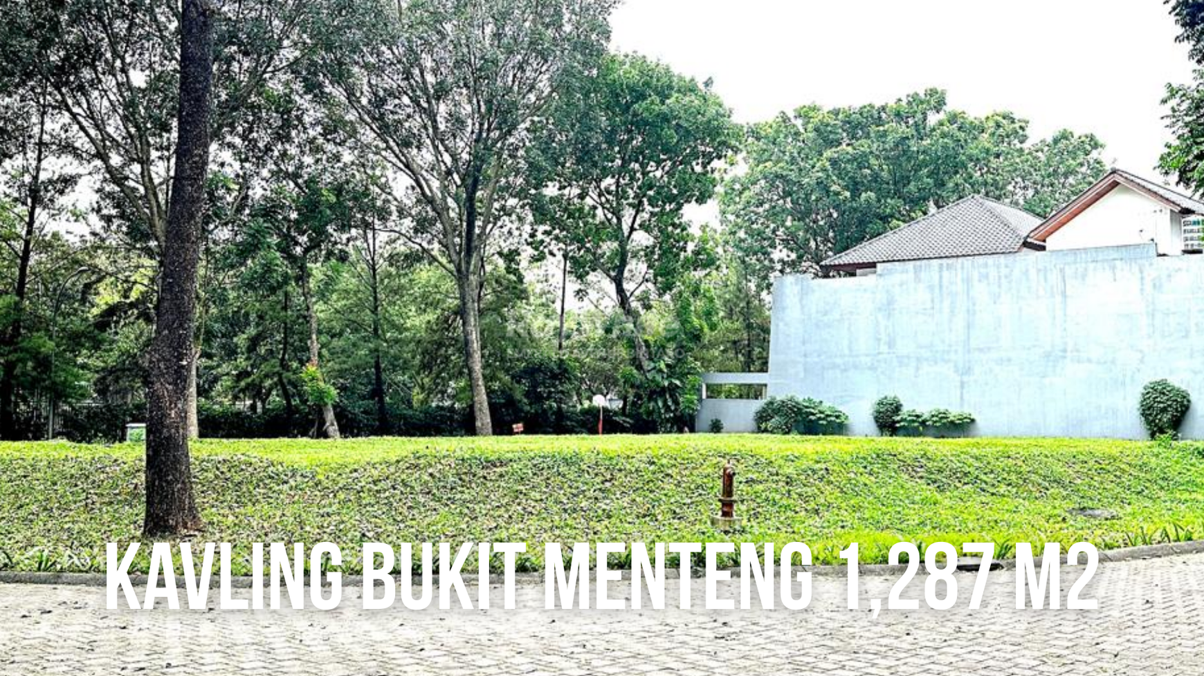 Tanah Kavling Premium Cocok Buat Rumah Sultan Bukit Menteng, Bintaro Jaya Hoek Lokasi Bagus