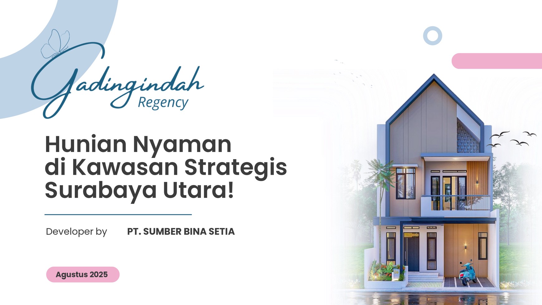 Perumahan Gading Indah Regency Surabaya Utara - Tersedia Type 1 & 2 Lantai Mulai 700 Jutaan