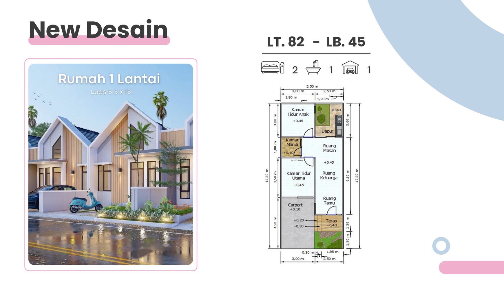 Perumahan Gading Indah Regency Surabaya Utara - Tersedia Type 1 & 2 Lantai Mulai 700 Jutaan