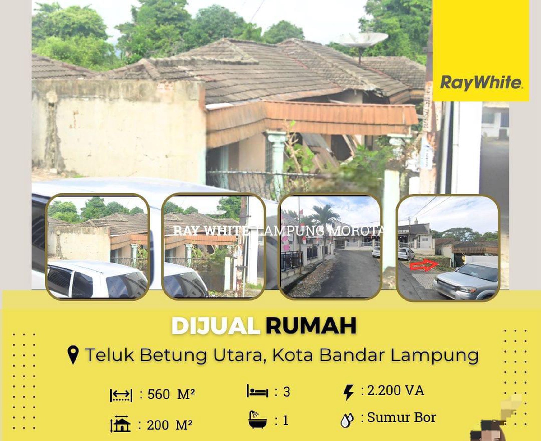 di jual tanah dan bangunan murah pahoman
