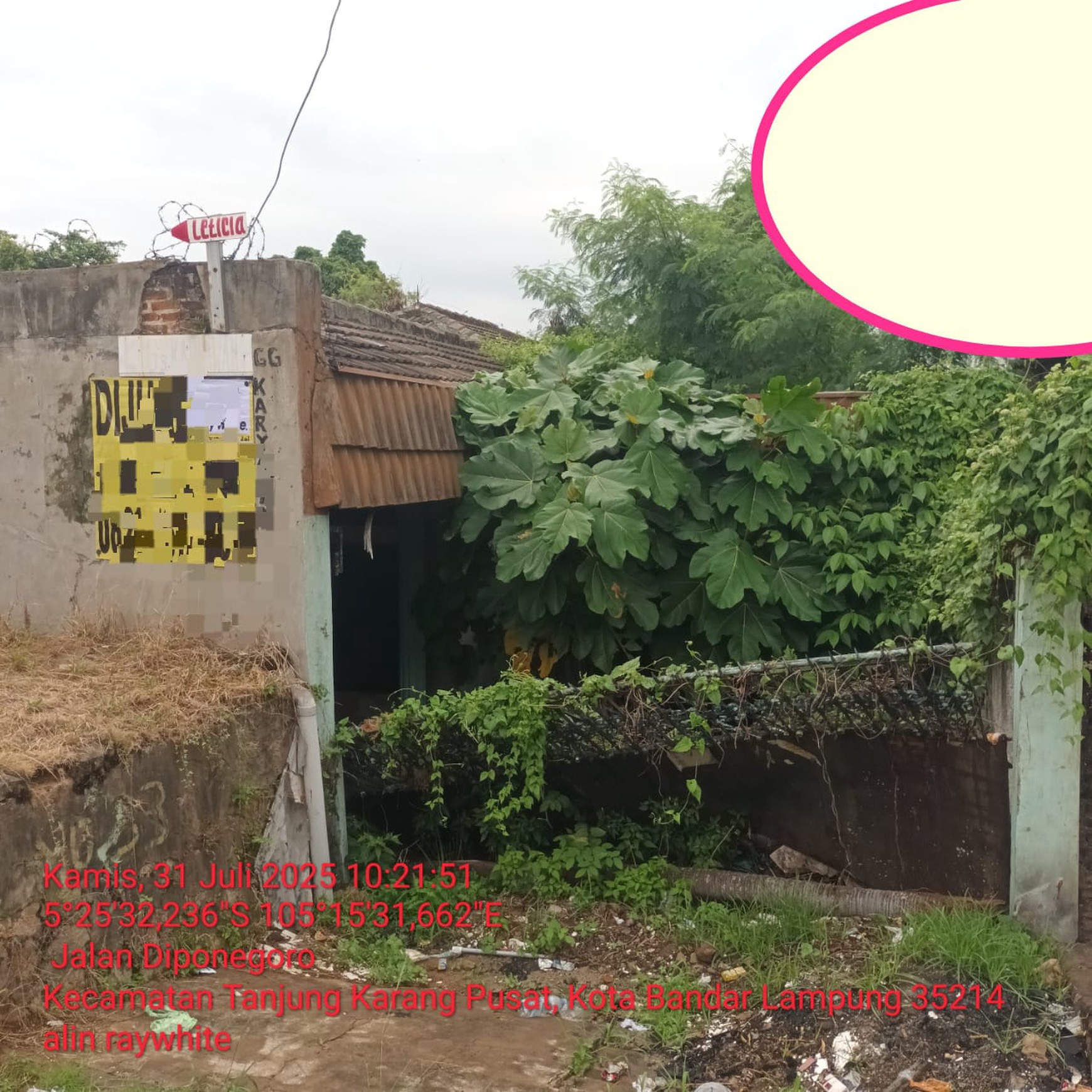 di jual tanah dan bangunan murah pahoman