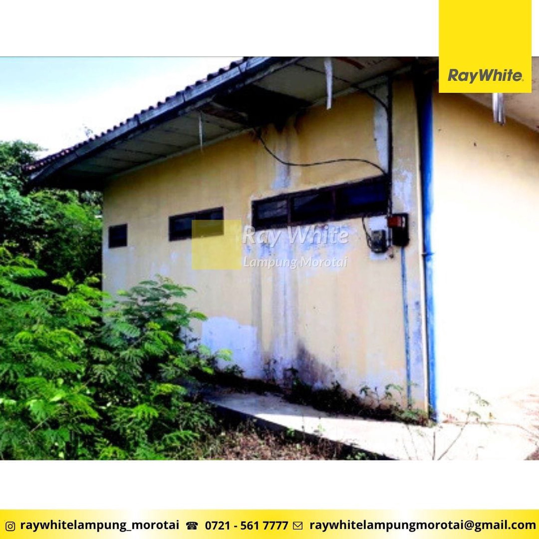 di jual tanah dan bangunan di terbanggi  besar