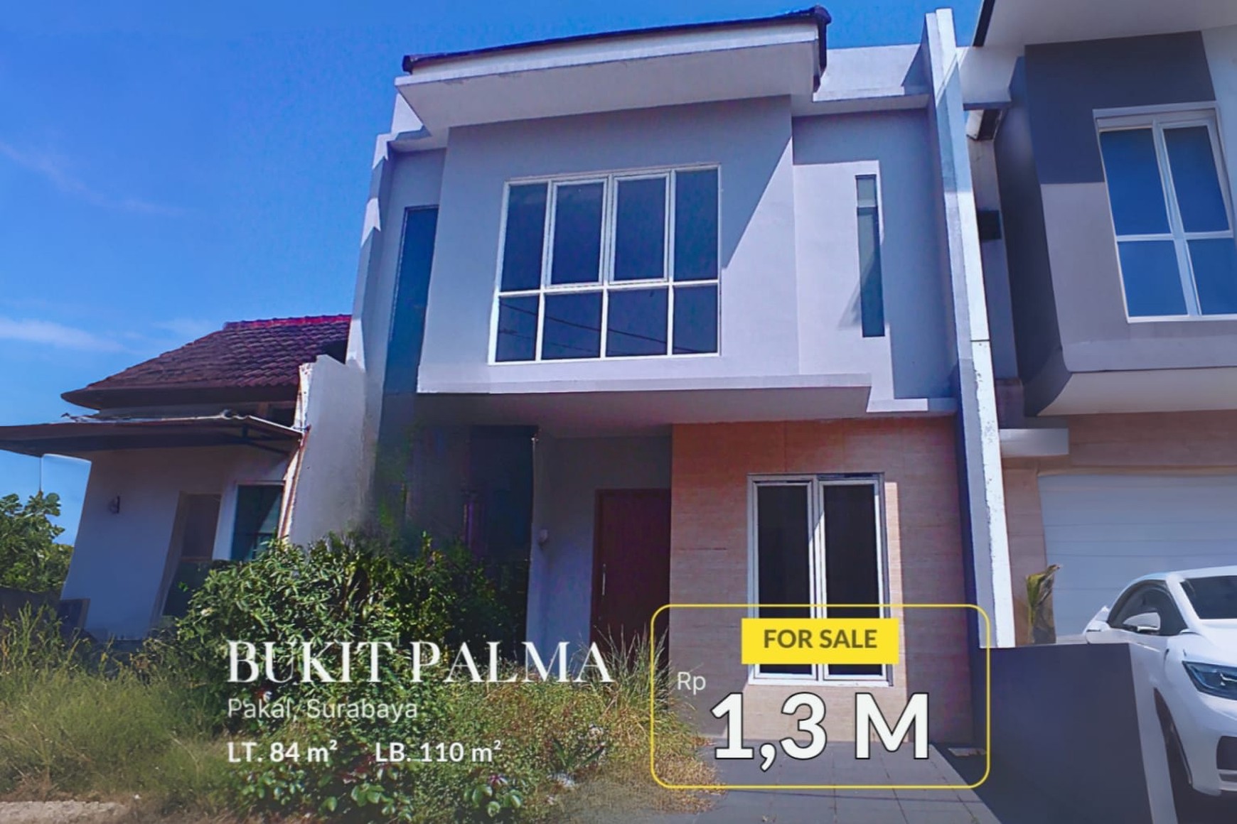 Jual Rumah 2 Lantai Rumah Baru, Mewah , Murah di Bukit Palma Citraland Surabaya Barat Dekat Pakuwon Mall dan Superindo