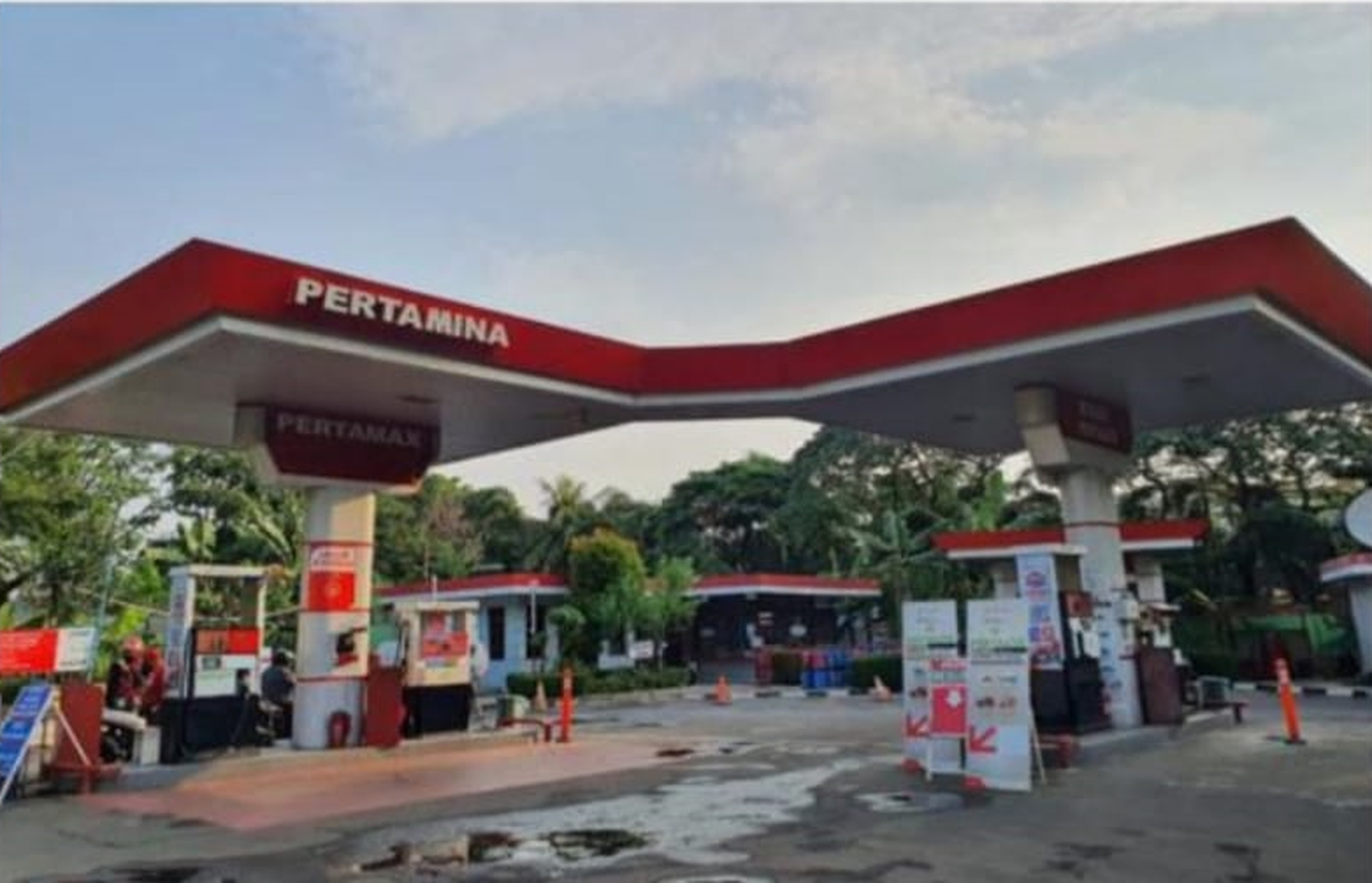 SPBU Masih Aktif di Kebon Jeruk Jakbar