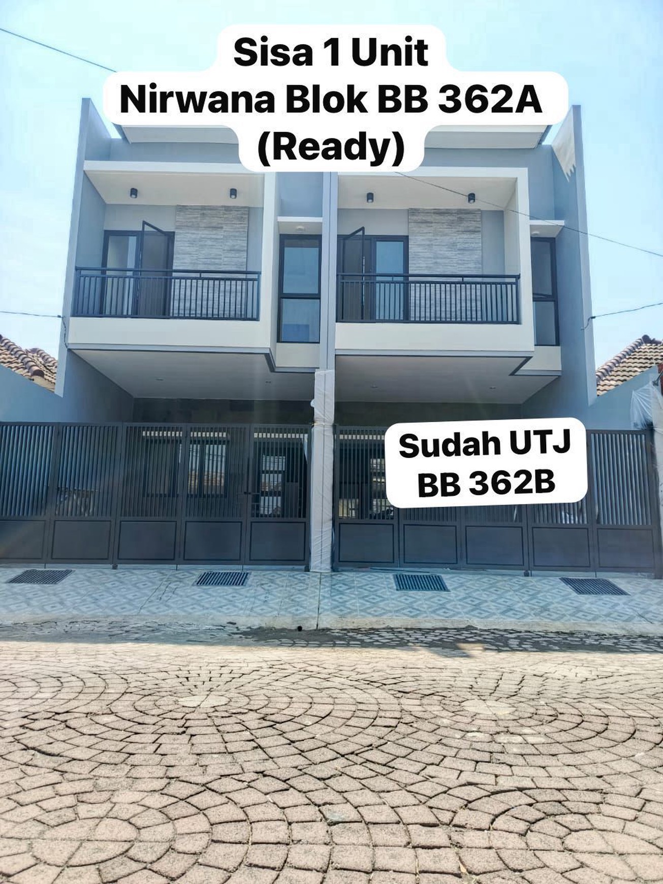 Dijual Rumah Baru Nirwana Eksekutif Wonorejo - Rungkut - Minimalis Modern 2 Lantai Surabaya Timur Dekat MERR,  Sekolah IPH