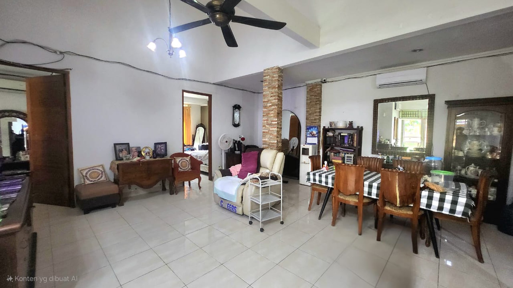 Rumah dalam cluster,listrik 3500 watt di Bintaro Jaya 9