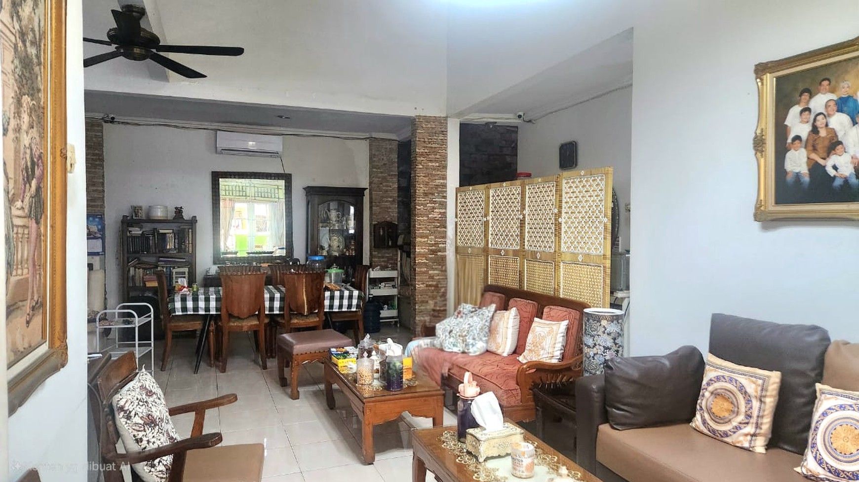 Rumah dalam cluster,listrik 3500 watt di Bintaro Jaya 9