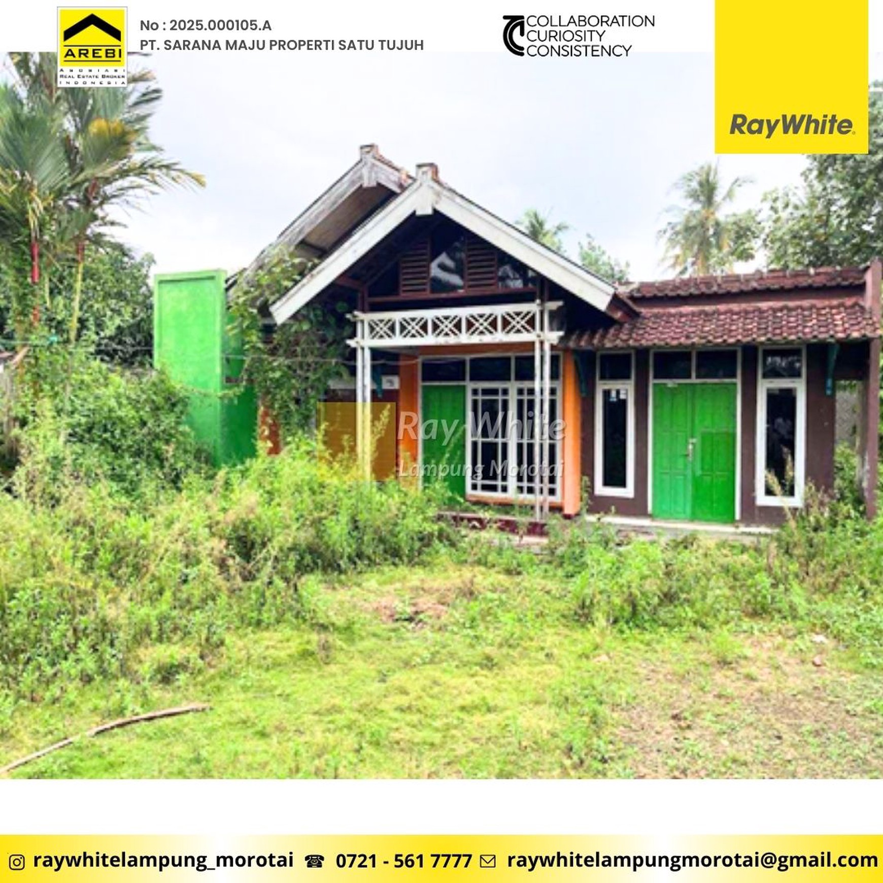 JUAL CEPAT Rumah pinggir jalan Raya Desa Pagelaran