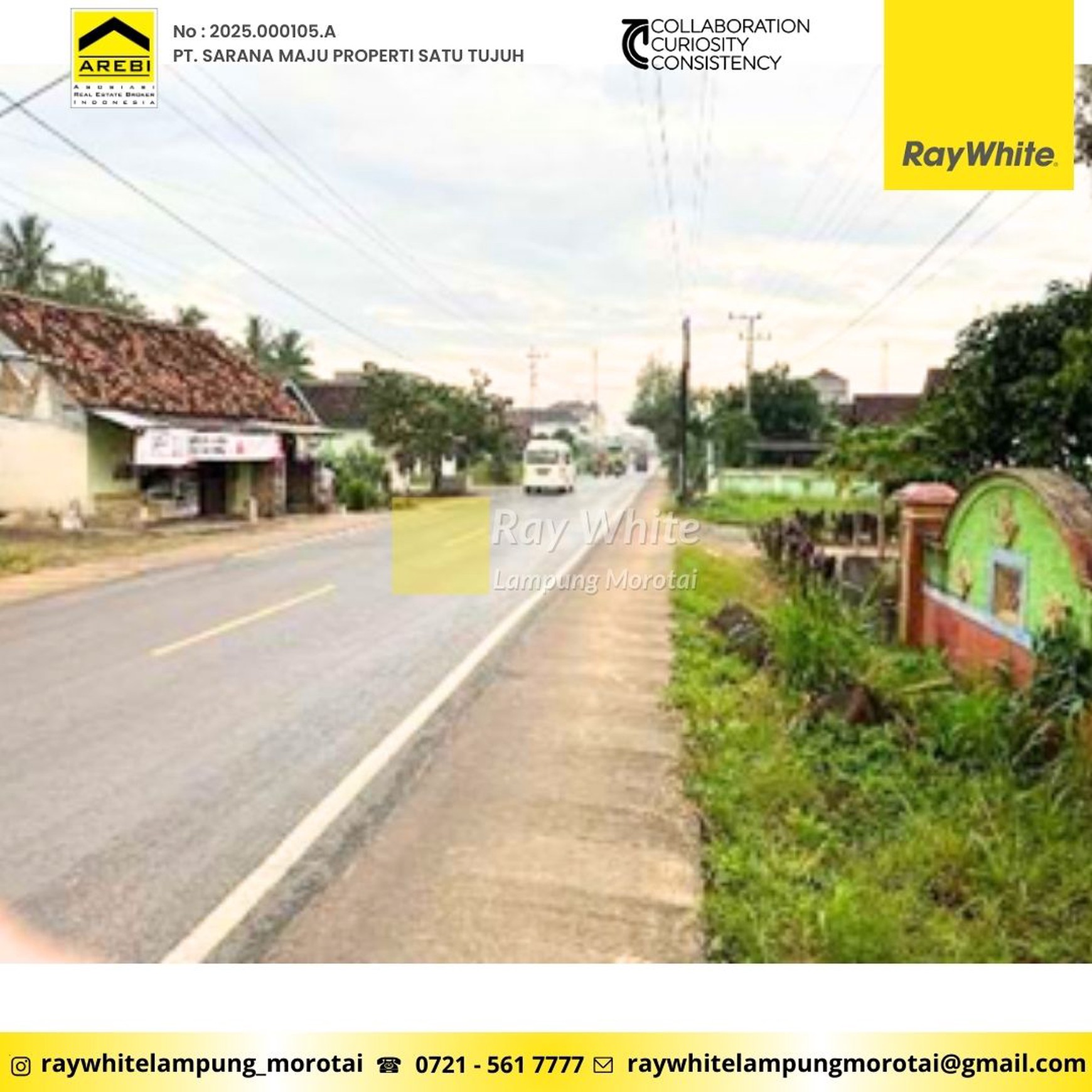JUAL CEPAT Rumah pinggir jalan Raya Desa Pagelaran