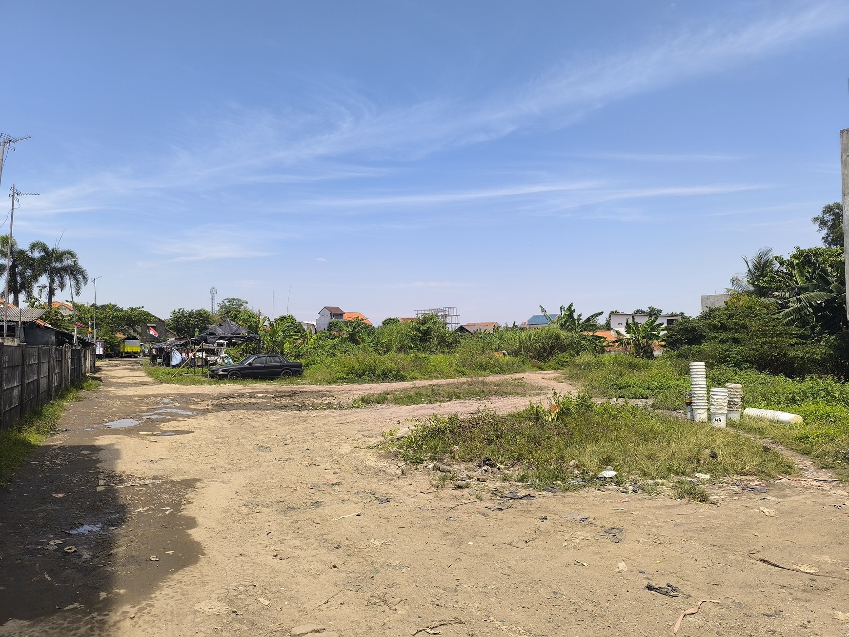 Dijual tanah di Jl. RE Martadinata, Cikarang Utara, Bekasi, cocok untuk showroom, hotel, commercial, dll