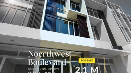 Dijual Ruko Murah Northwest Citraland Lokasi Komersial Strategis Di Citraland Surabaya Barat