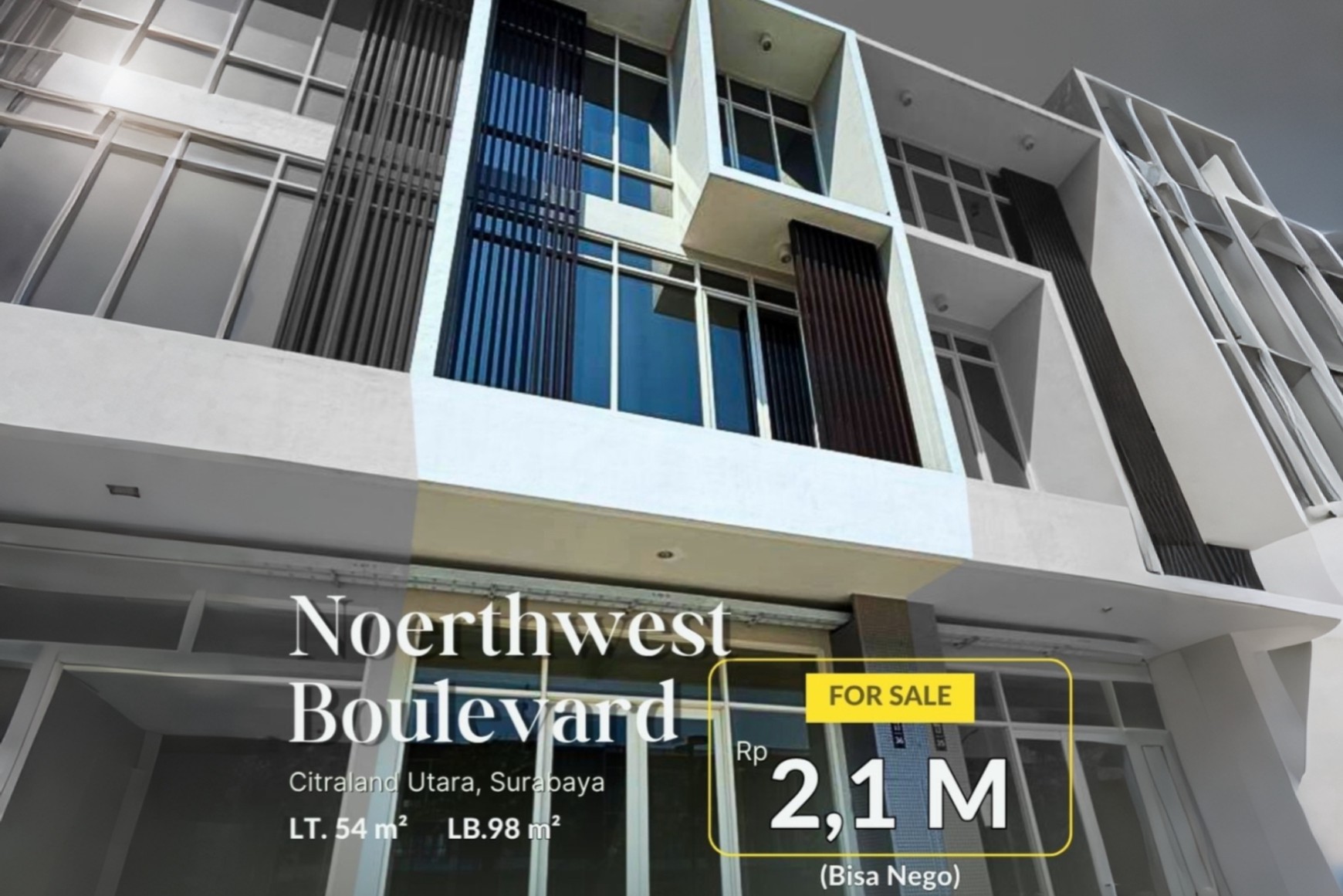Dijual Ruko Murah Northwest Citraland Lokasi Komersial Strategis Di Citraland Surabaya Barat