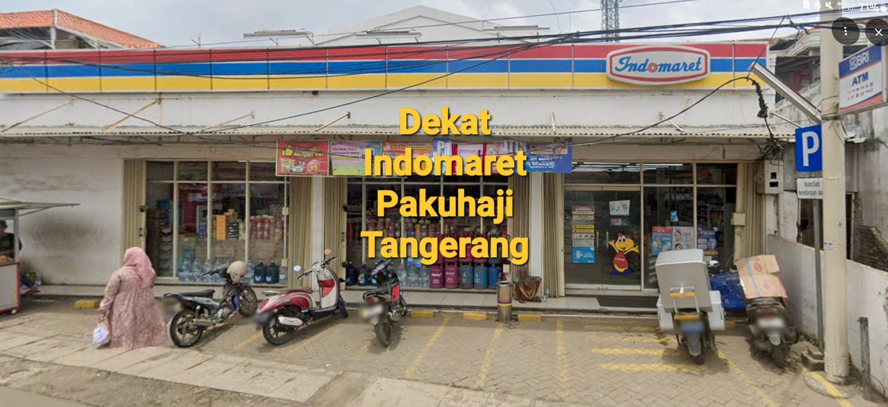 Tanah 2800 m2 di Pakuhaji Tangerang Banten, dekat Mauk Sepatan