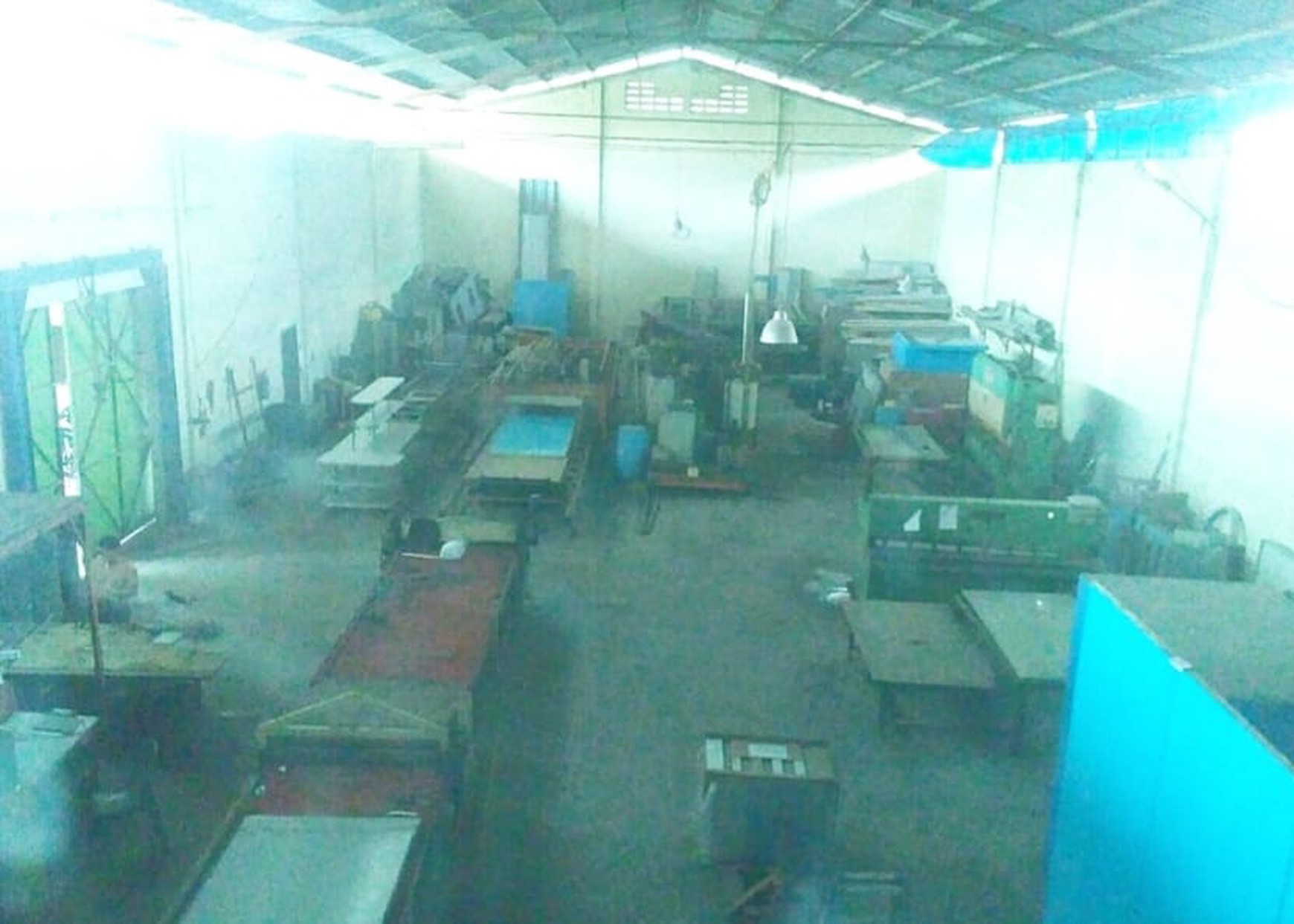 Gudang Ex pabrik siap pakai, Kawasan Industri Mekar Jaya (Akong), Sepatan - Mauk, Tangerang