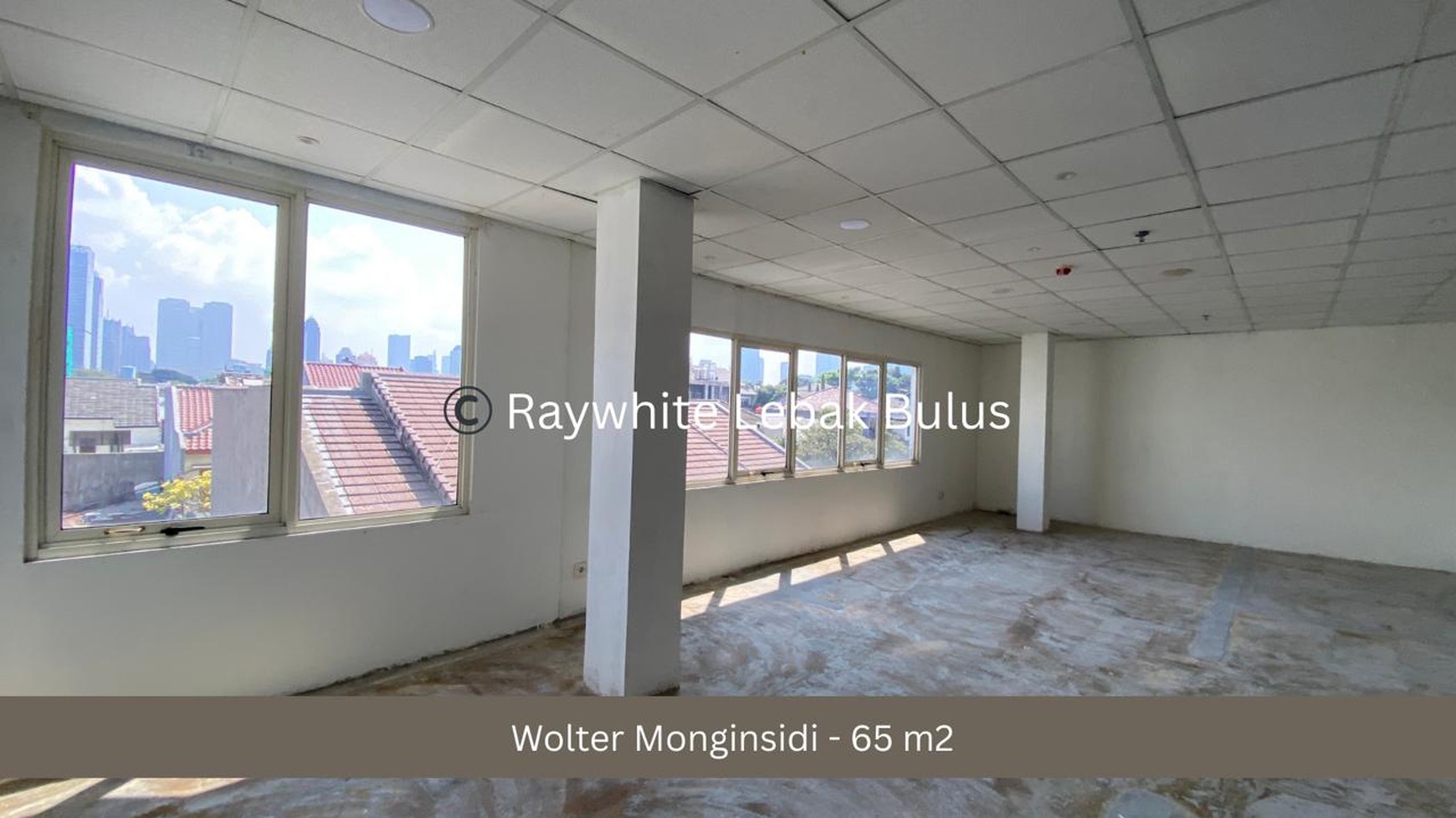 Disewakan Murah! Ruang Kantor/Tempat Usaha di Premium Area Wolter Monginsidi, Jakarta Selatan