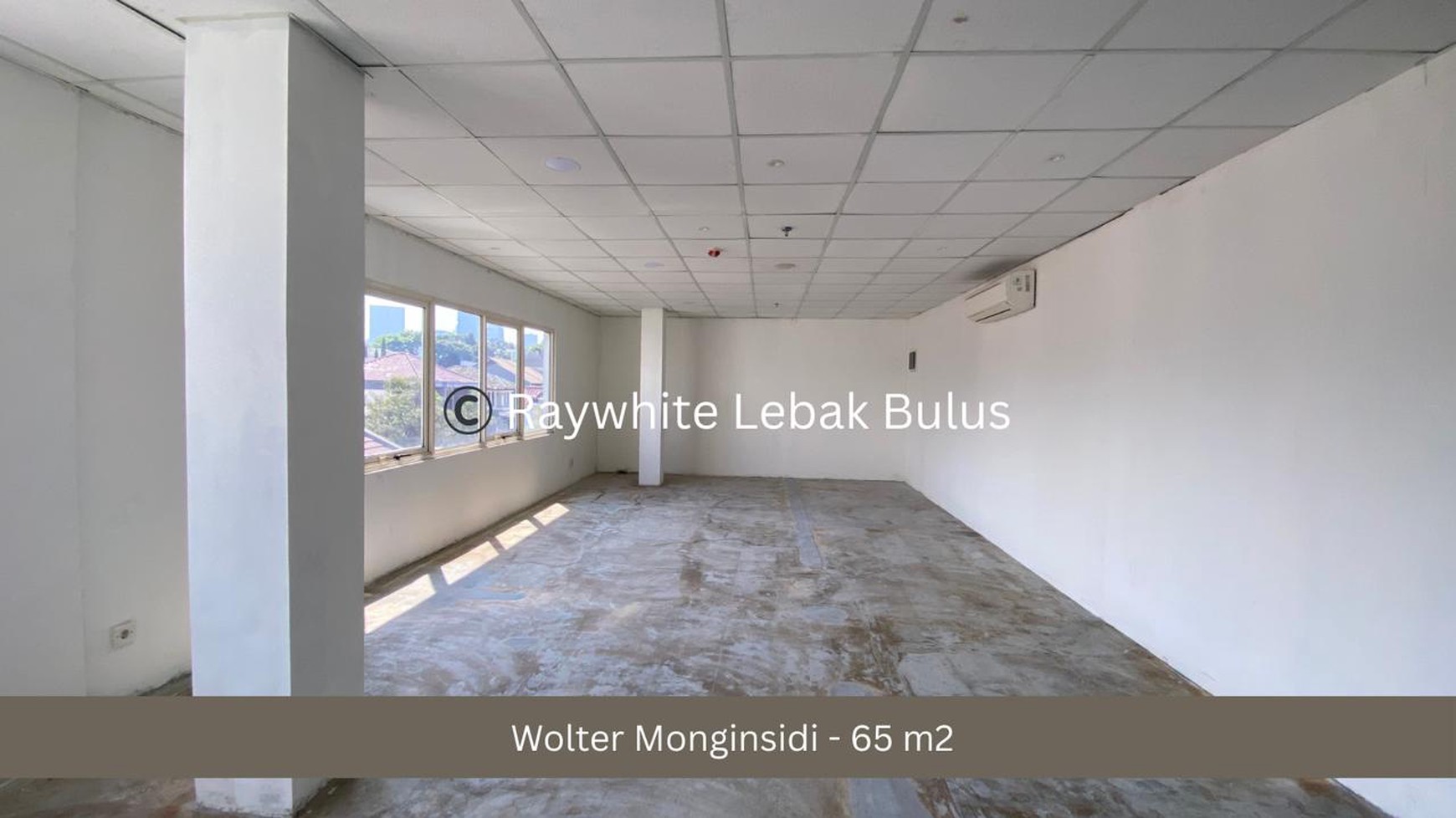 Disewakan Murah! Ruang Kantor/Tempat Usaha di Premium Area Wolter Monginsidi, Jakarta Selatan