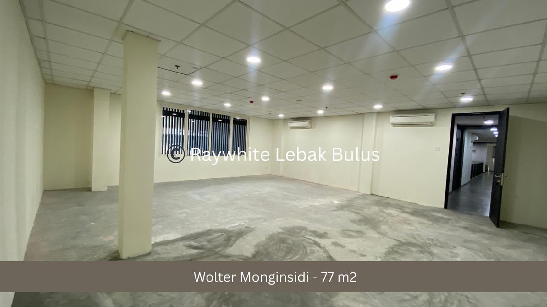 Disewakan Murah! Ruang Kantor/Tempat Usaha di Premium Area Wolter Monginsidi, Jakarta Selatan