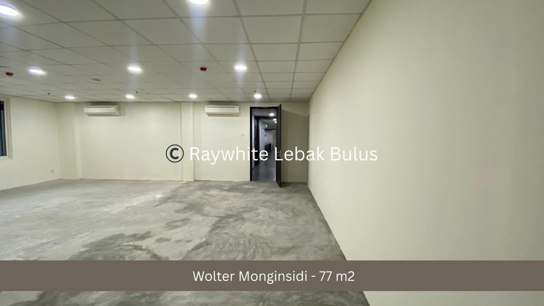Disewakan Murah! Ruang Kantor/Tempat Usaha di Premium Area Wolter Monginsidi, Jakarta Selatan