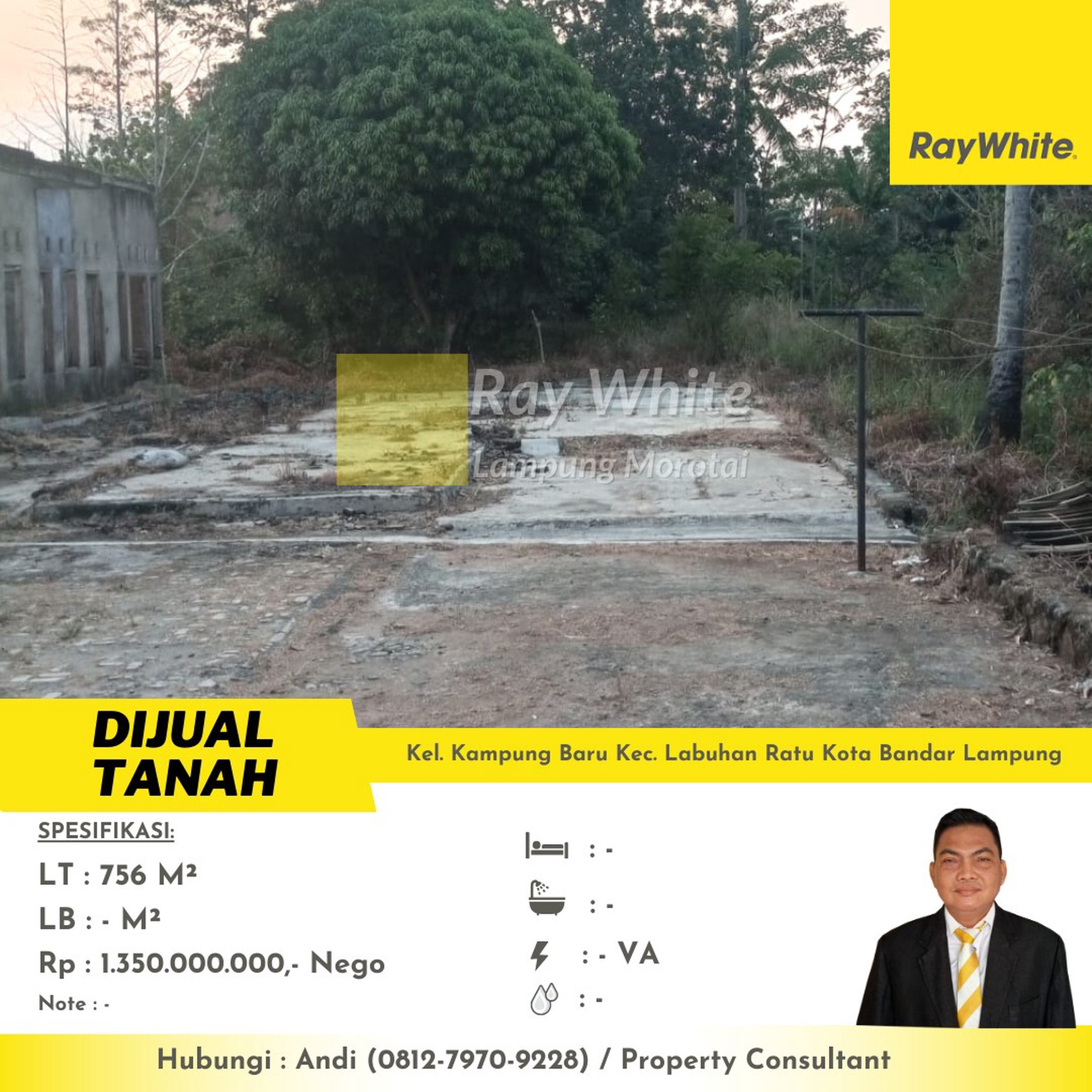 tanah murah kampung baru unila