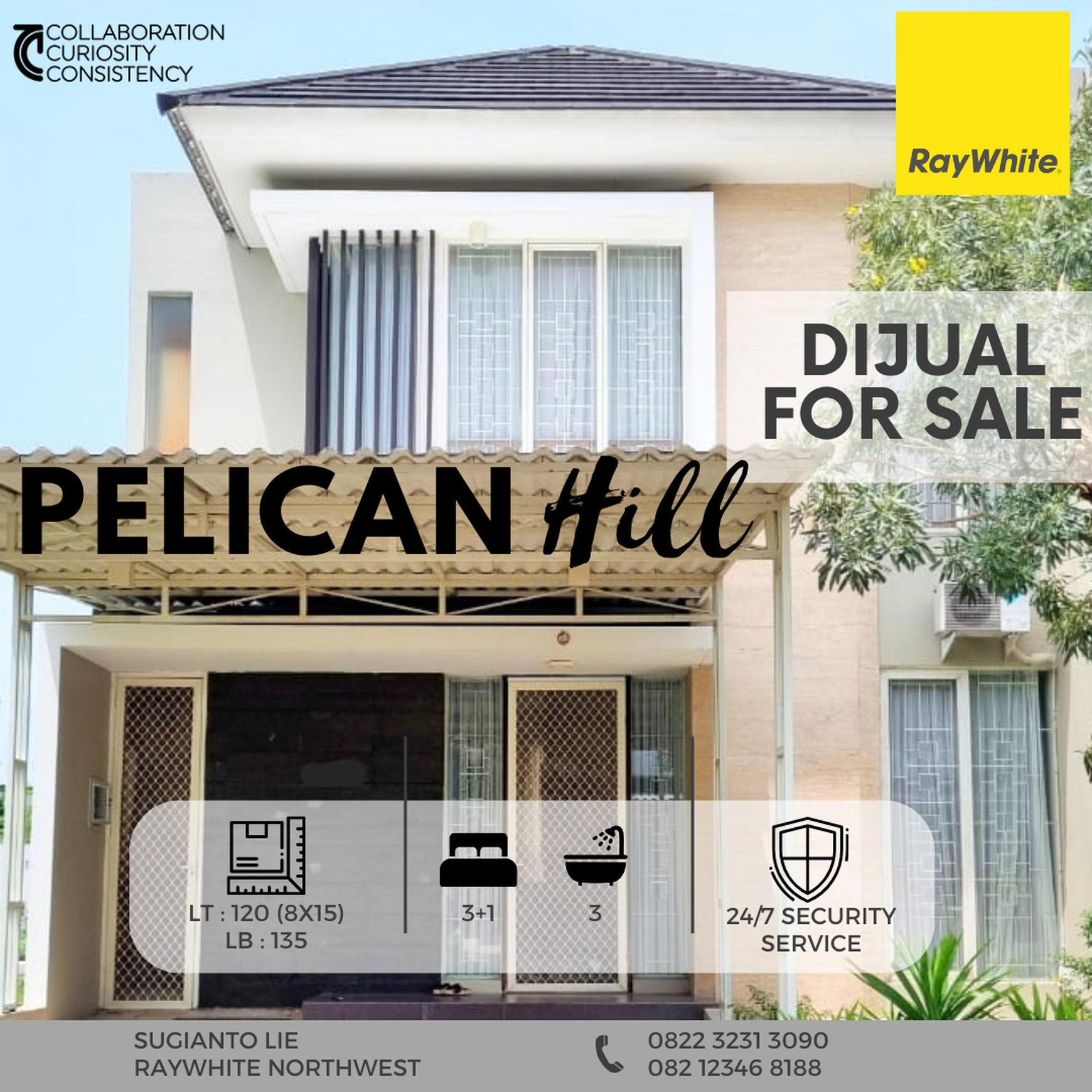 Dijual Rumah di Pelican Hill Citraland Surabaya Barat