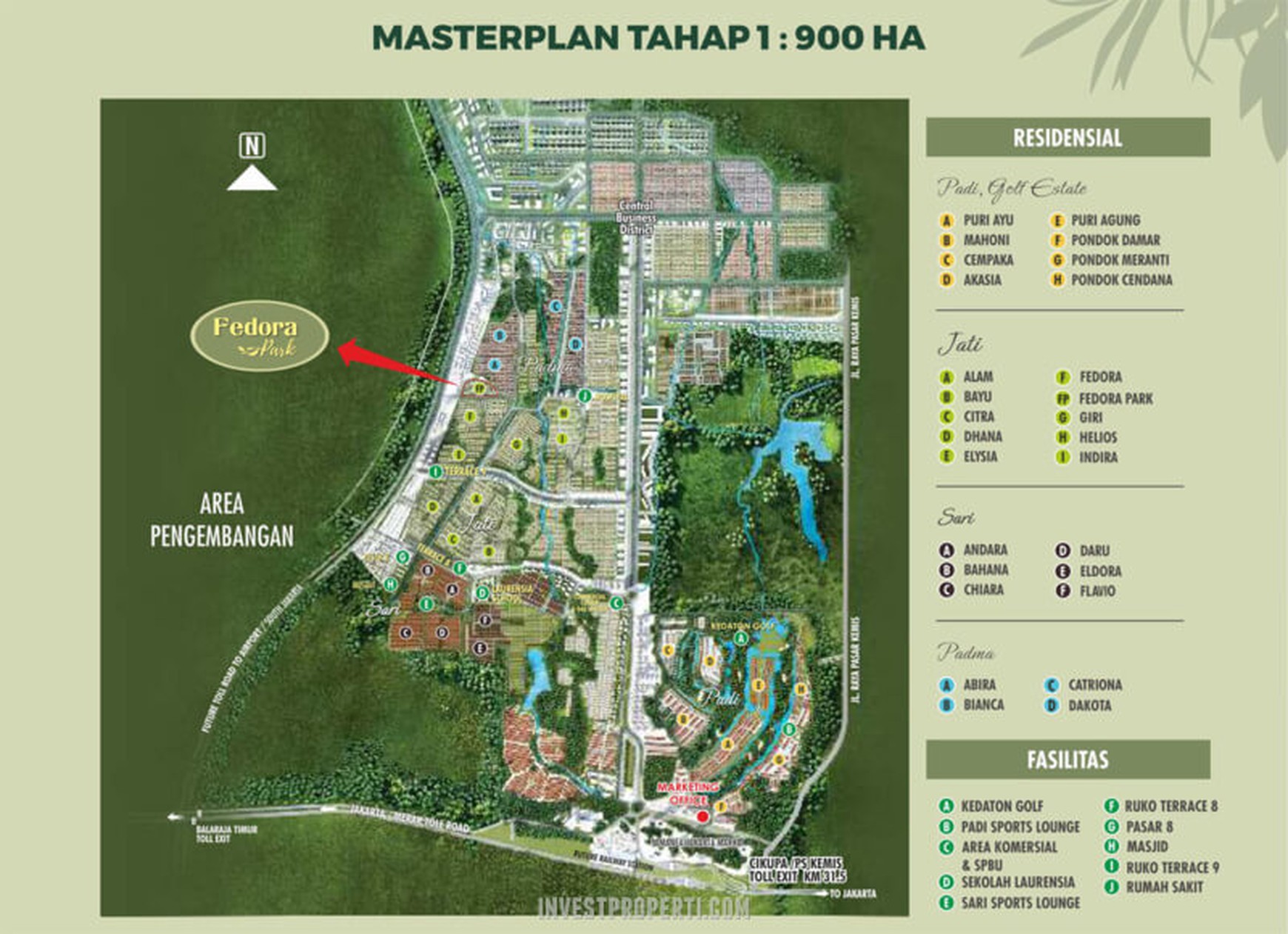 Dijual Cepat Tanah/ Kavling Hook Suvarna Sutera Cluster Fedora Pasar Kemis Cikupa Tangerang