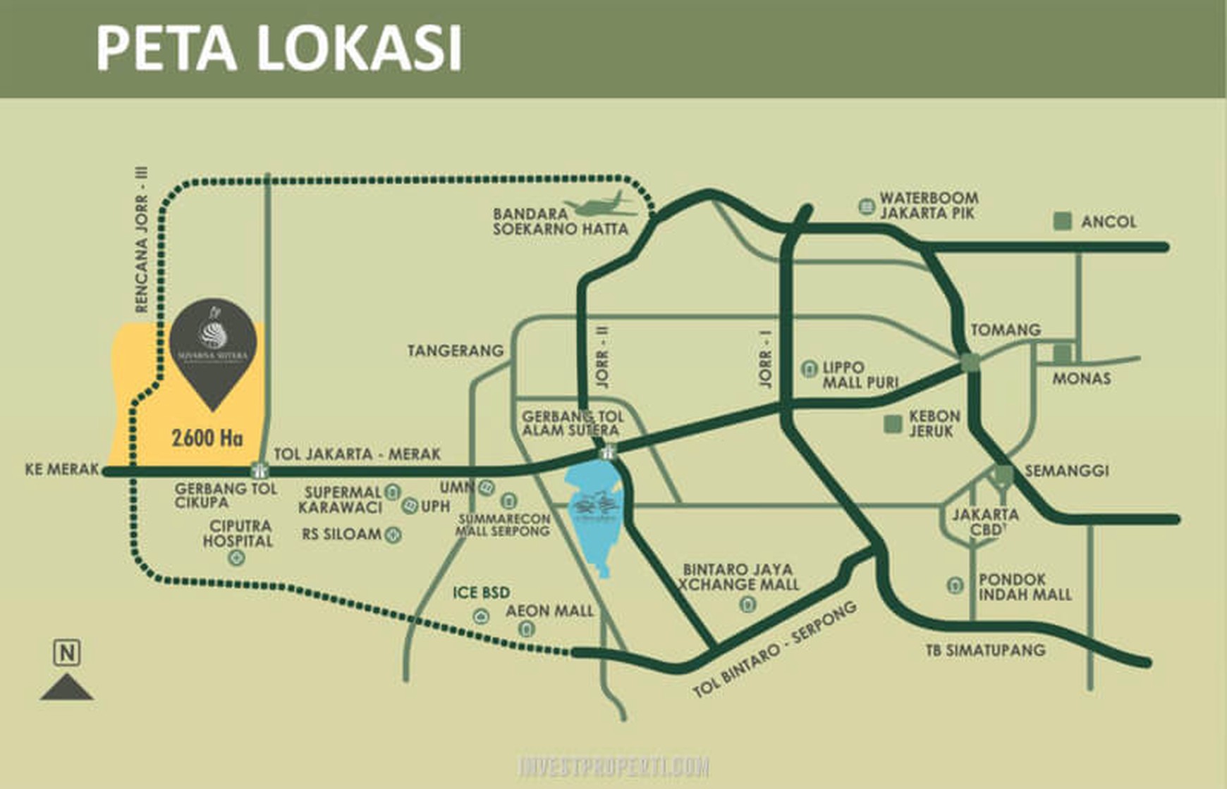 Dijual Cepat Tanah/ Kavling Hook Suvarna Sutera Cluster Fedora Pasar Kemis Cikupa Tangerang