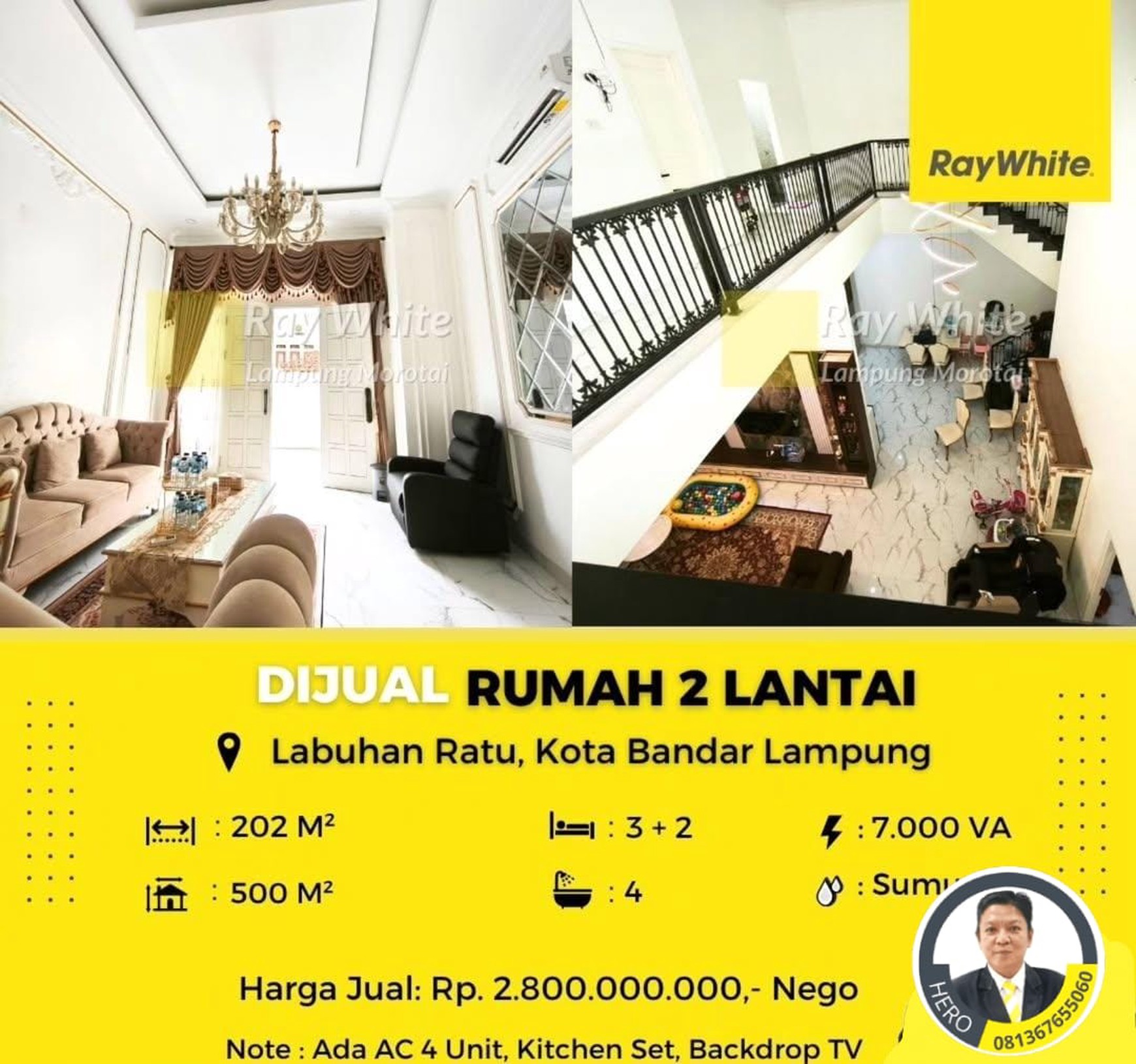 DIJUAL RUMAH DI LABUHAN RATU KOTA BANDAR LAMPUNG