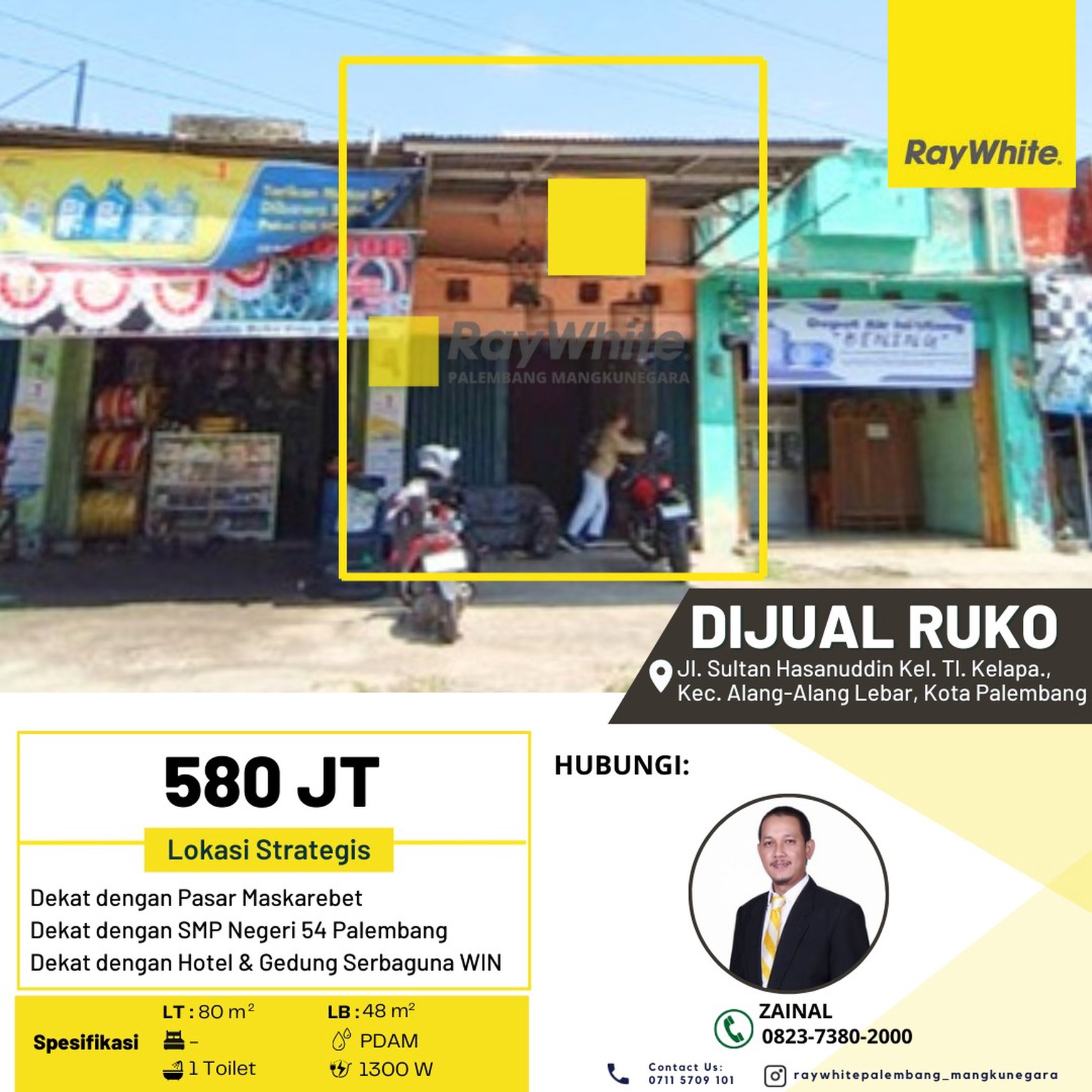 DIJUAL RUKO 2,5 LT DI PALEMBANG