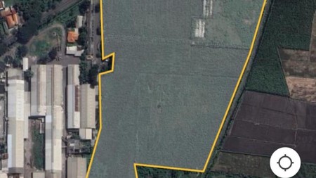 MURAH Dijual 10 Ha Tanah Industri Nganjuk Jawa Timur di Nol Jalan Raya Panglima Sudirman - Nglawak  - Kertosono - Nganjuk JATIM Strategis Lokasi
