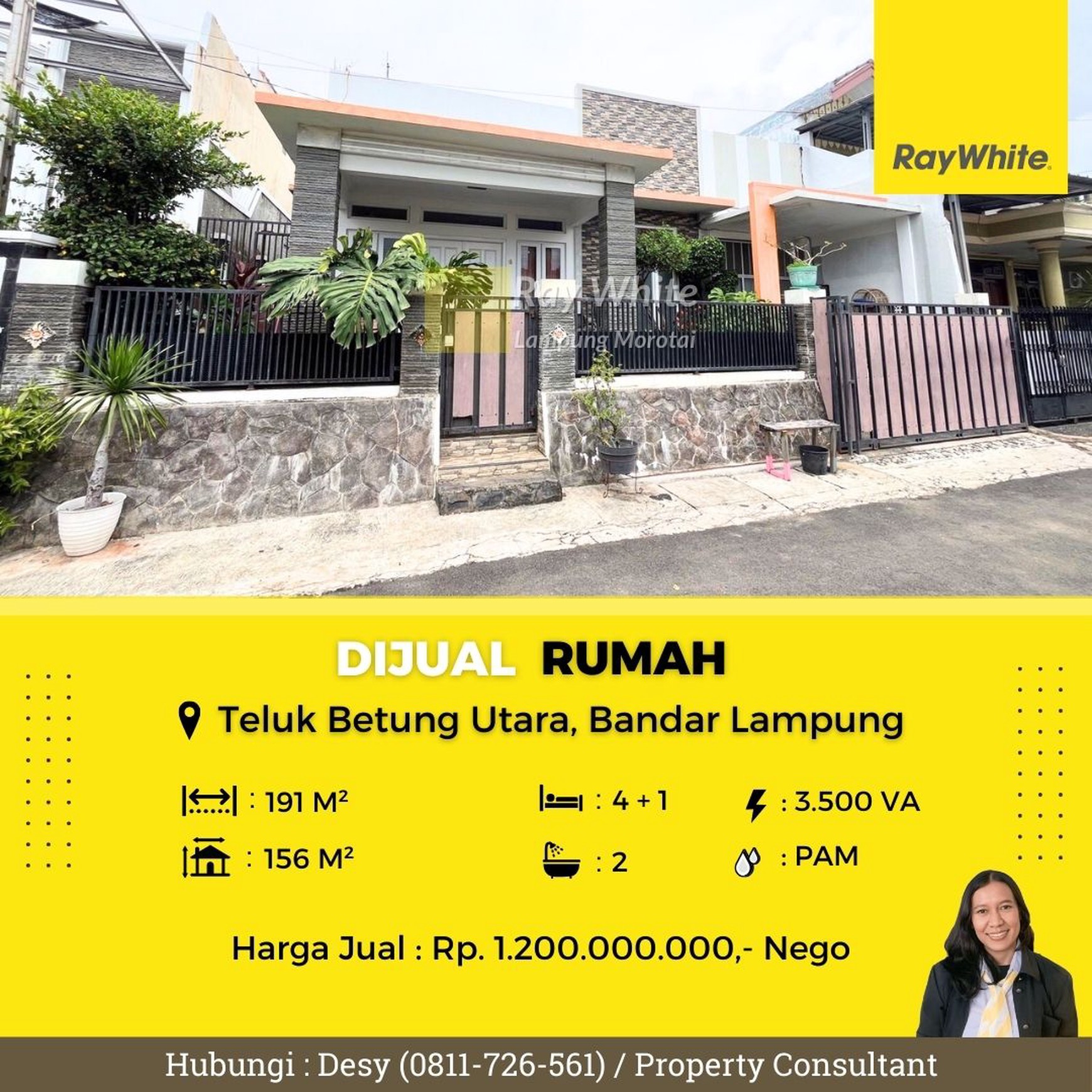 Dijual Rumah Strategis Tengah Kota