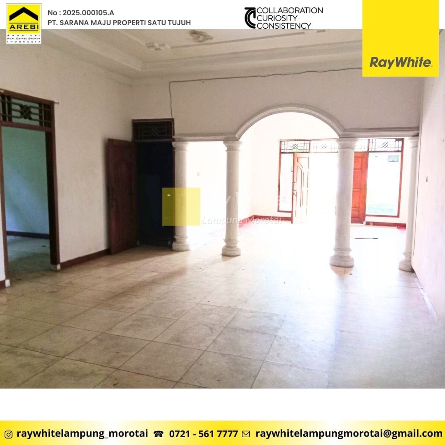 Dijual Rumah di pusat kota unit lelang bank