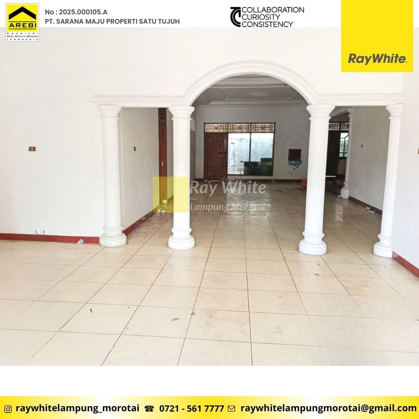 Dijual Rumah di pusat kota unit lelang bank