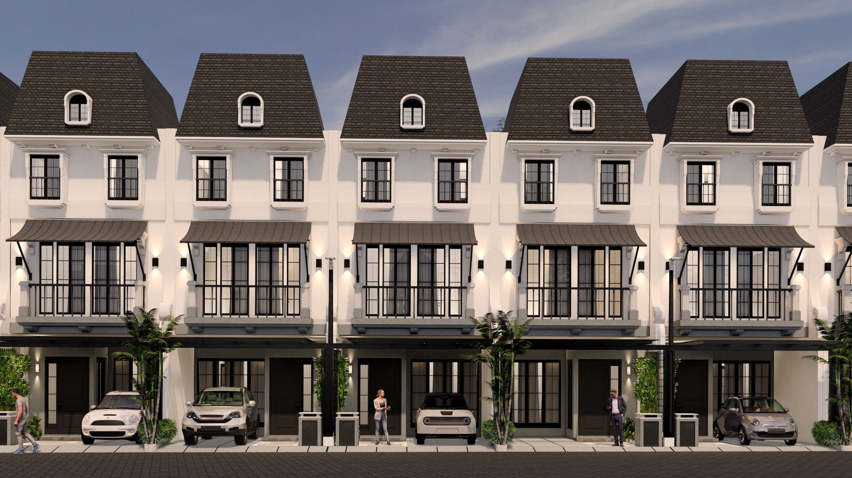 Dijual Rumah Baru bergaya Eropa dekat Pondok Indah, Jaksel. Maison Des Claire, Harga mulai dari : 1,5 Milyar