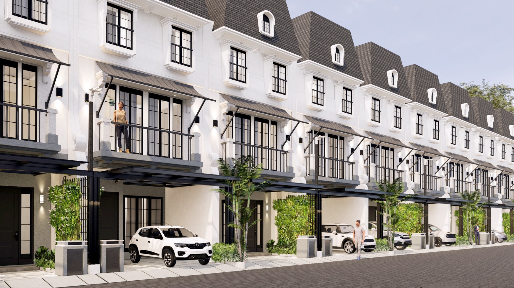 Dijual Rumah Baru bergaya Eropa dekat Pondok Indah, Jaksel. Maison Des Claire, Harga mulai dari : 1,5 Milyar