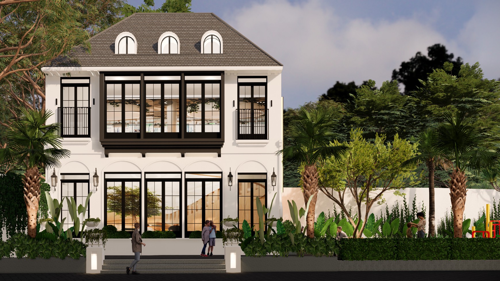 Dijual Rumah Baru bergaya Eropa dekat Pondok Indah, Jaksel. Maison Des Claire, Harga mulai dari : 1,5 Milyar