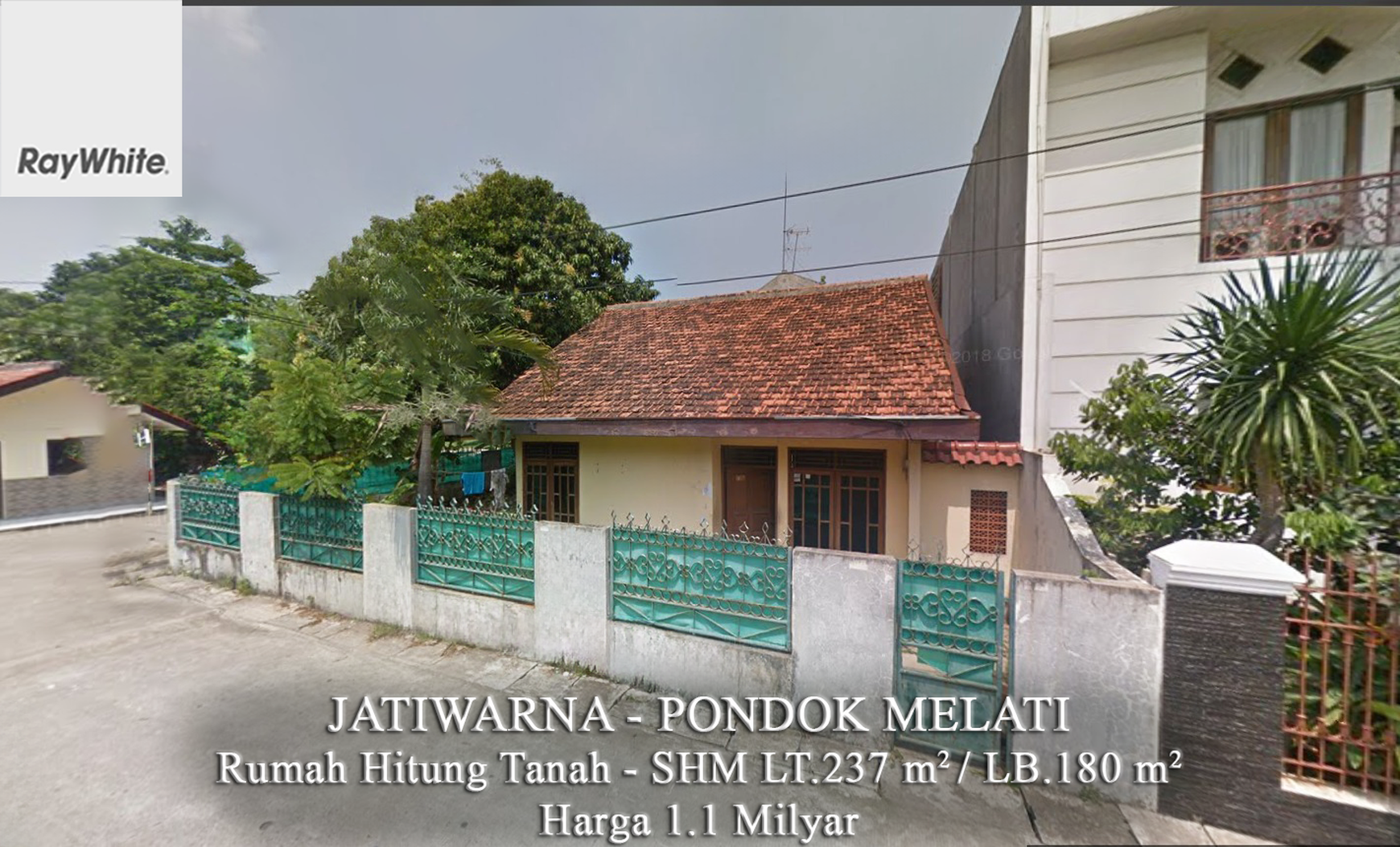 FOR SALE Murah Rumah Hitung Tanah Di Kompek Huma Akasia Jatiwarna Pondok Melati Bekasi