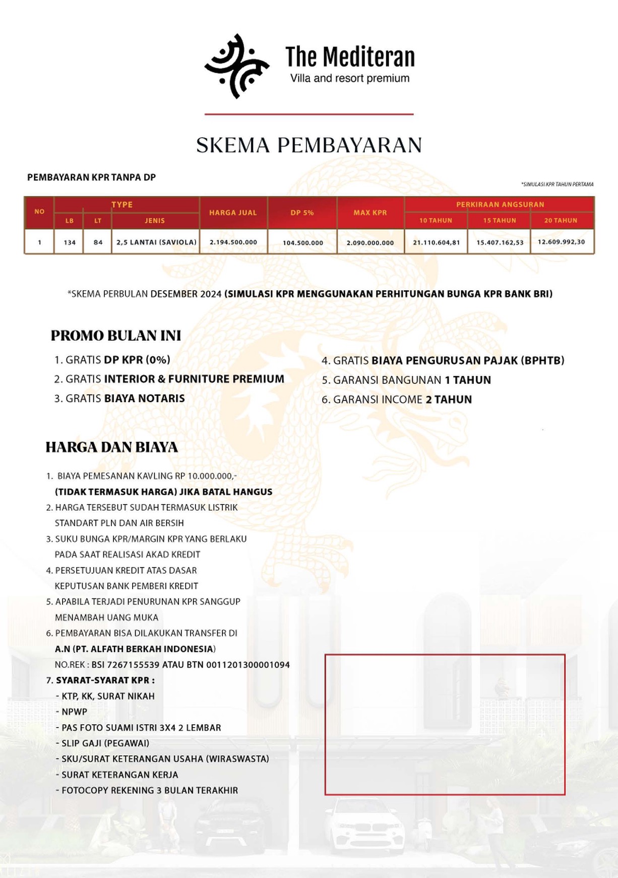 Batu Luxury Villa Investment - Earn Passive Income