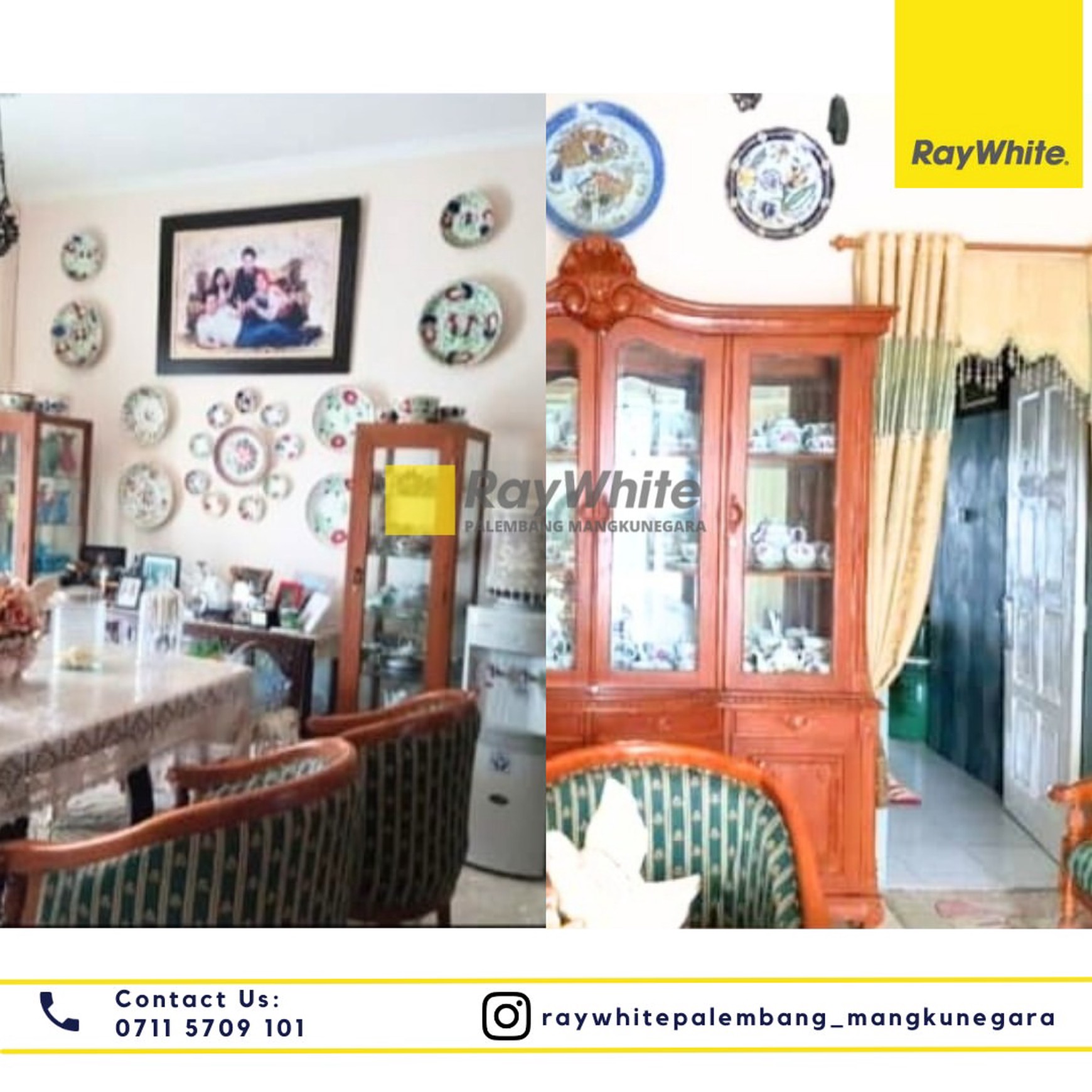 RUMAH + BONUS TANAH TENGAH KOTA PALEMBANG 