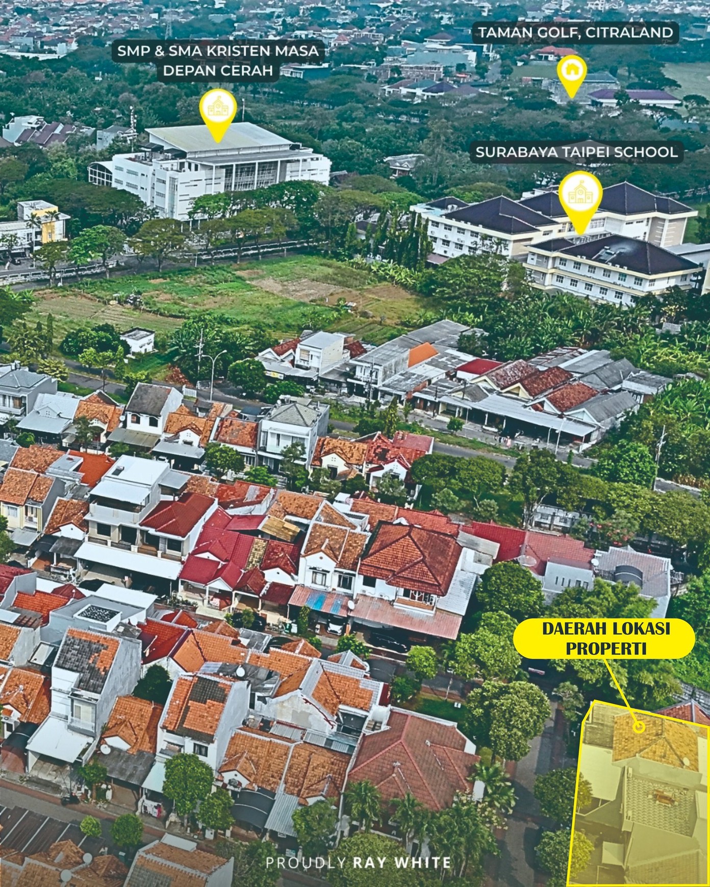 Jual Rumah Murah Dan Mewah di Alam Hijau Citraland Surabaya Barat